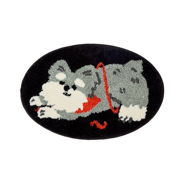 Plüsch Katzen-Themen Teppich