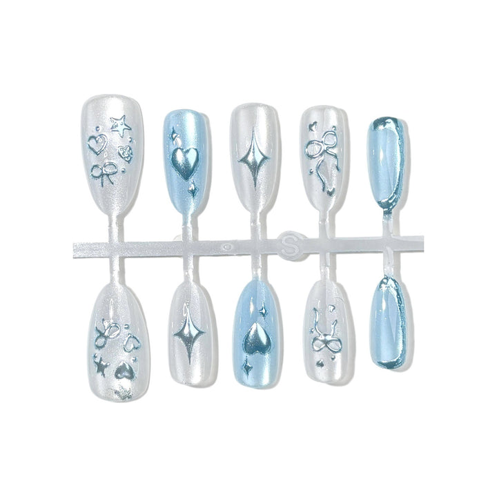 Dekoratives Themen-Presse-Nagelkunst-Set