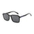 Damen Premium Sonnenbrille mit modernem, kissenförmigem Rahmen und polarisierten Gläsern Karnz