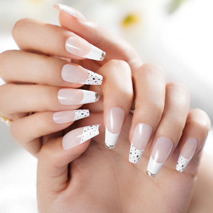 French Tip Dekorative Nagel-Set Karnz