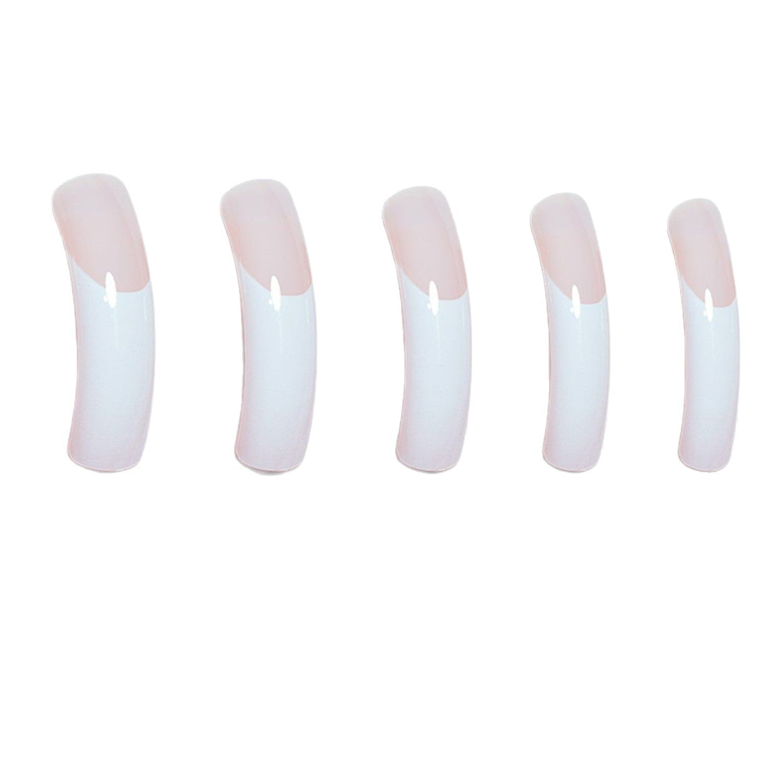 Premium French Tip Press-On Nails Karnz