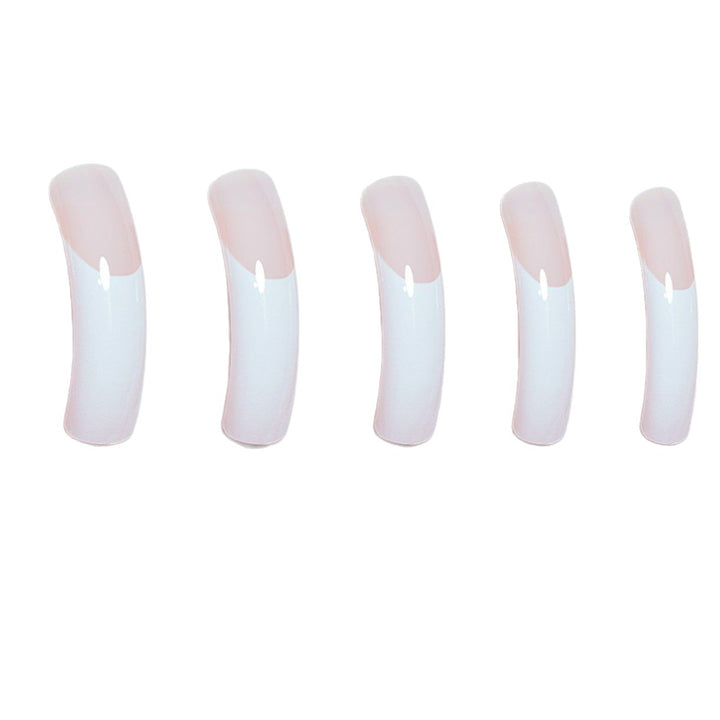 Premium French Tip Press-On Nails Karnz