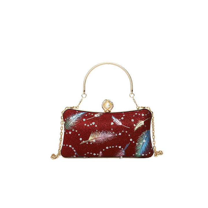 Glitzernde Abend-Clutch-Tasche Karnz