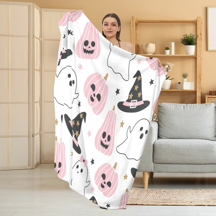 Gemütliche Halloween-Themen Fleece Decke