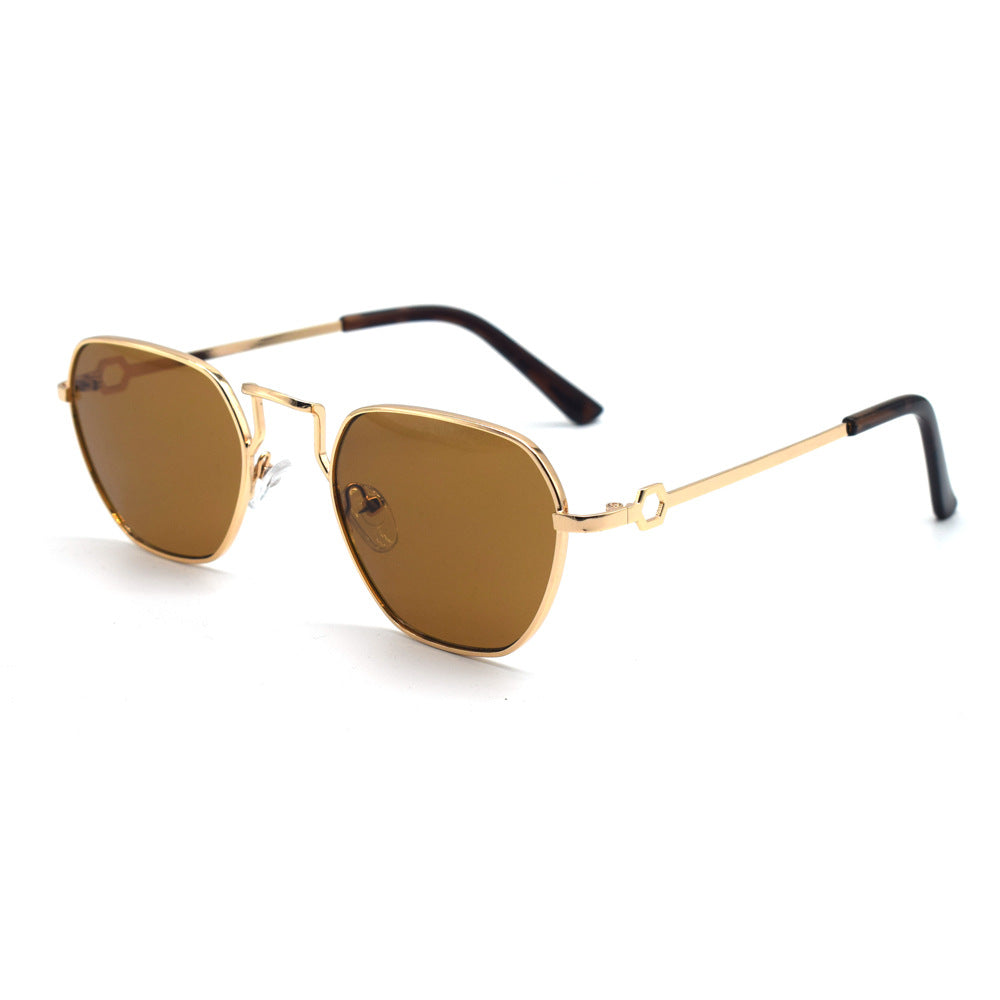 Vintage-inspirierte geometrische Rahmen-Sonnenbrille Karnz