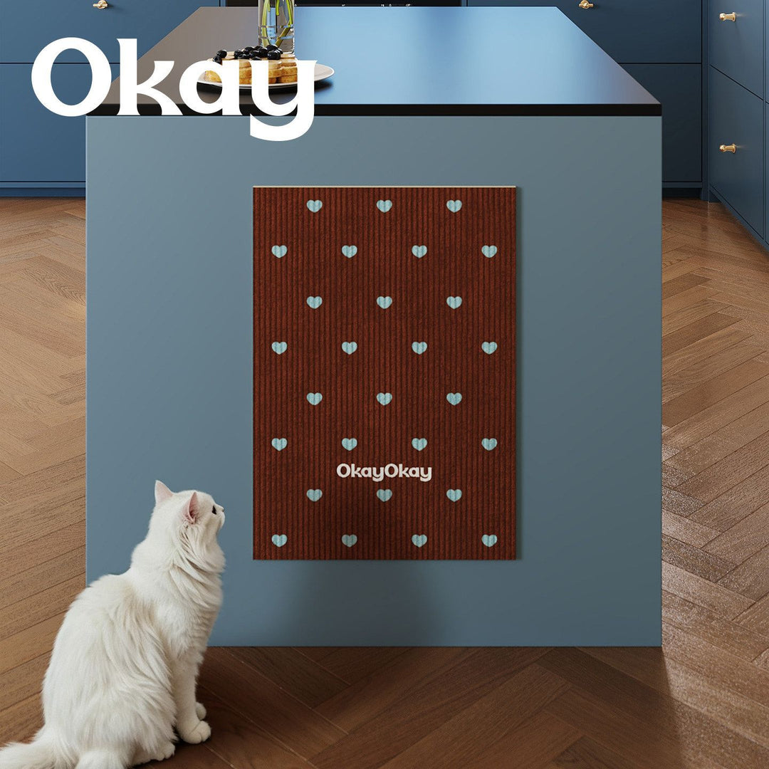 Decorative Absorbent Ribbed Kitchen Drying Mat