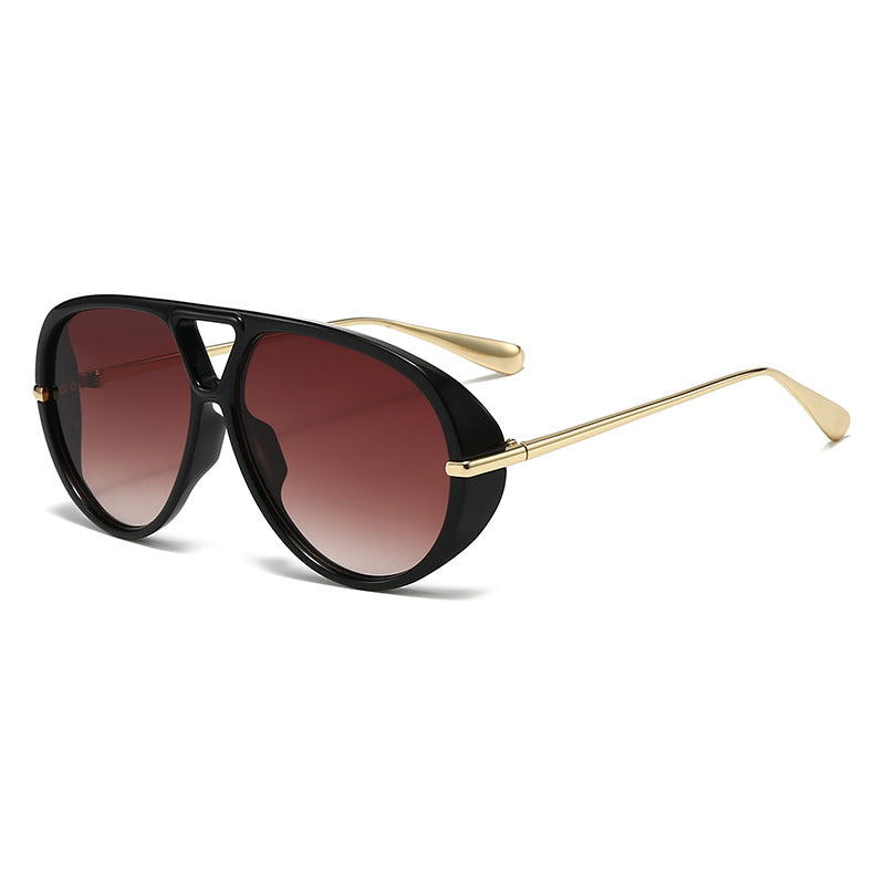 Damen modische oversized Sonnenbrille mit stilvollem Rahmen Karnz