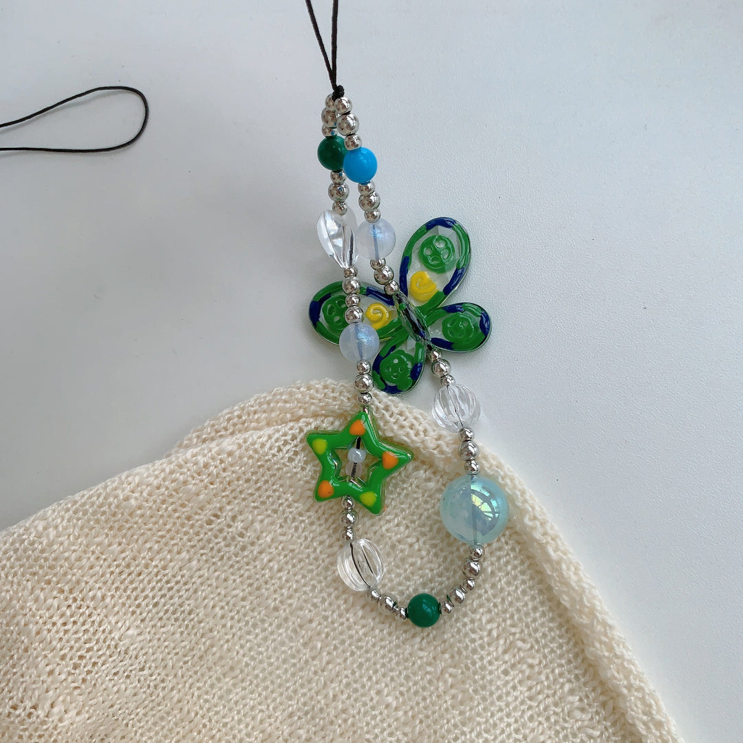 Perlen-Schmetterling- und Sternenaccessoire Karnz