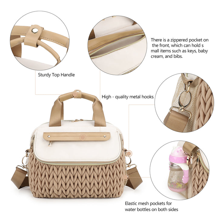 Modulare Handtasche mit Geflochtenem Design Karnz