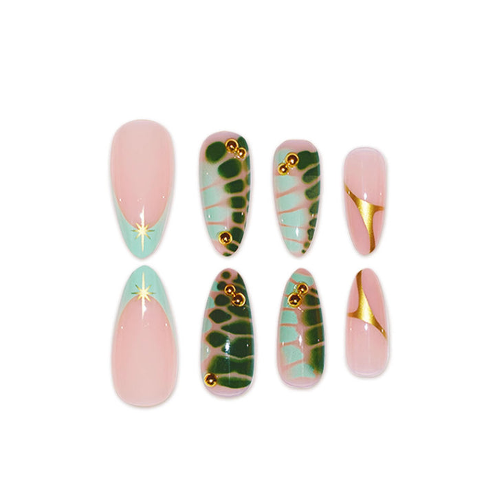 Premium Künstlerische Gel Nagelkunst Verlängerungen Karnz