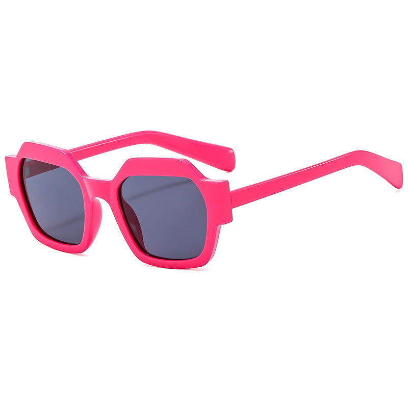 Damen Geometrische Sonnenbrille mit modernem Rahmen und UV-Schutz Karnz