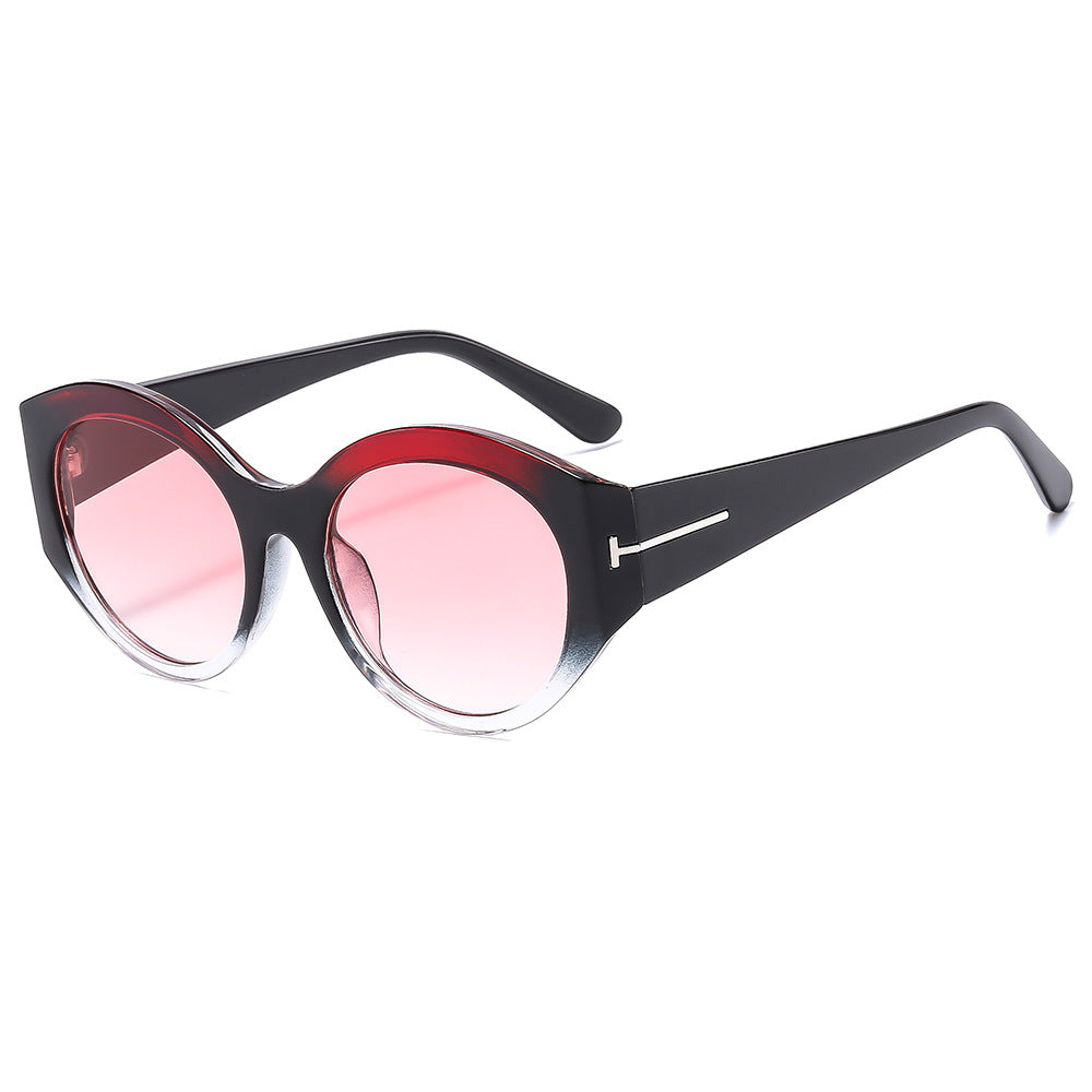 Damen Cat-Eye Sonnenbrille mit extravagantem Rahmen und UV-Schutz Karnz