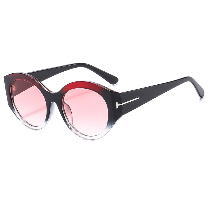 Damen Cat-Eye Sonnenbrille mit extravagantem Rahmen und UV-Schutz Karnz