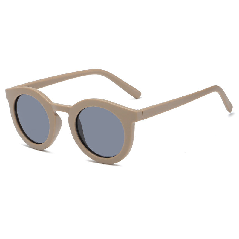 Damen runde Sonnenbrille mit modischem Design und UV-Schutz Karnz