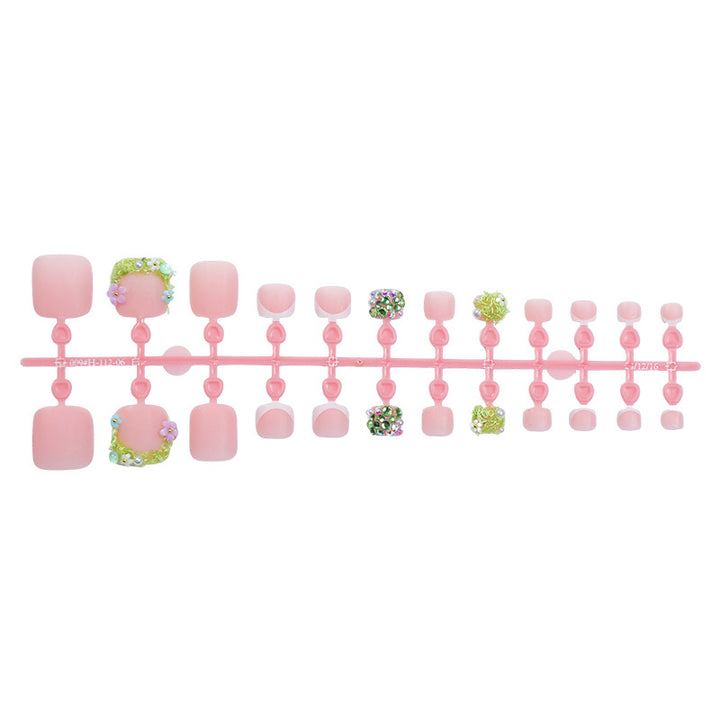 Floral Design Press-On Nails Set Karnz 1788496077
