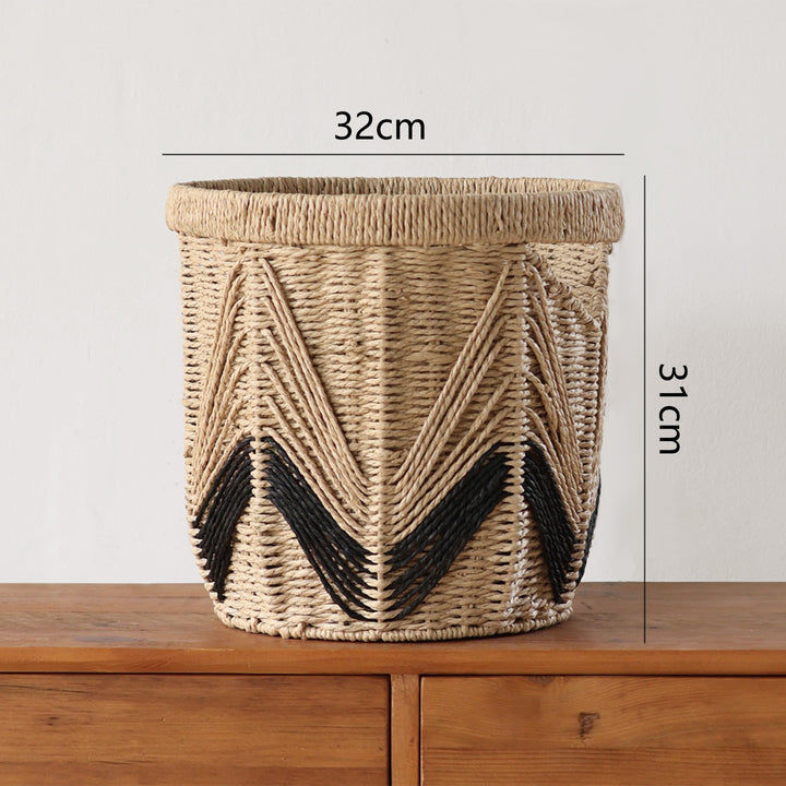Henkeltasche aus geflochtenem Naturmaterial Karnz