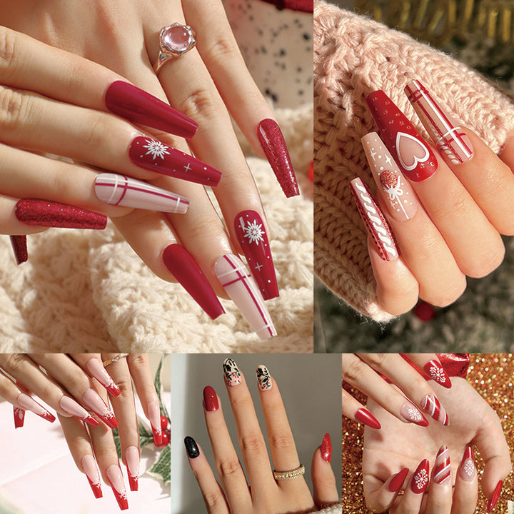 Kunstvolle Nagelkunst mit floralem 3D-Design Karnz