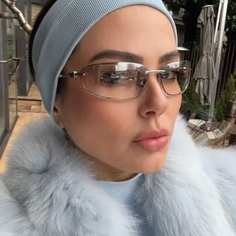 Damen modische Sonnenbrille mit innovativem Design und komfortablem Sitz Karnz