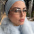 Damen modische Sonnenbrille mit innovativem Design und komfortablem Sitz Karnz