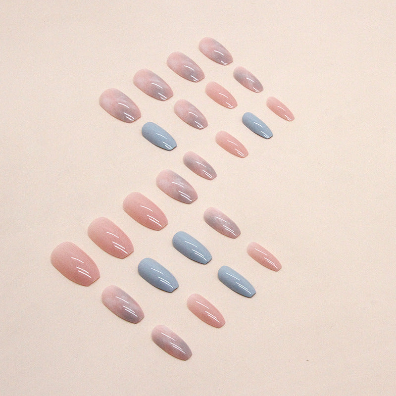 Ombre Glossy Press-On Nagelspitzen Karnz