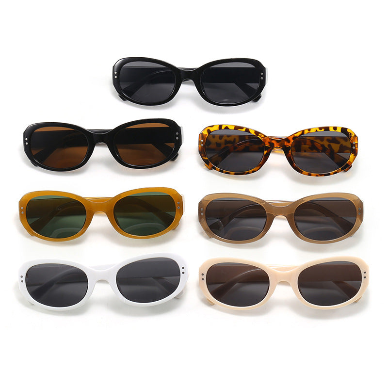 Damen elegante Oversized-Sonnenbrille mit schützendem UV-Schutz Karnz