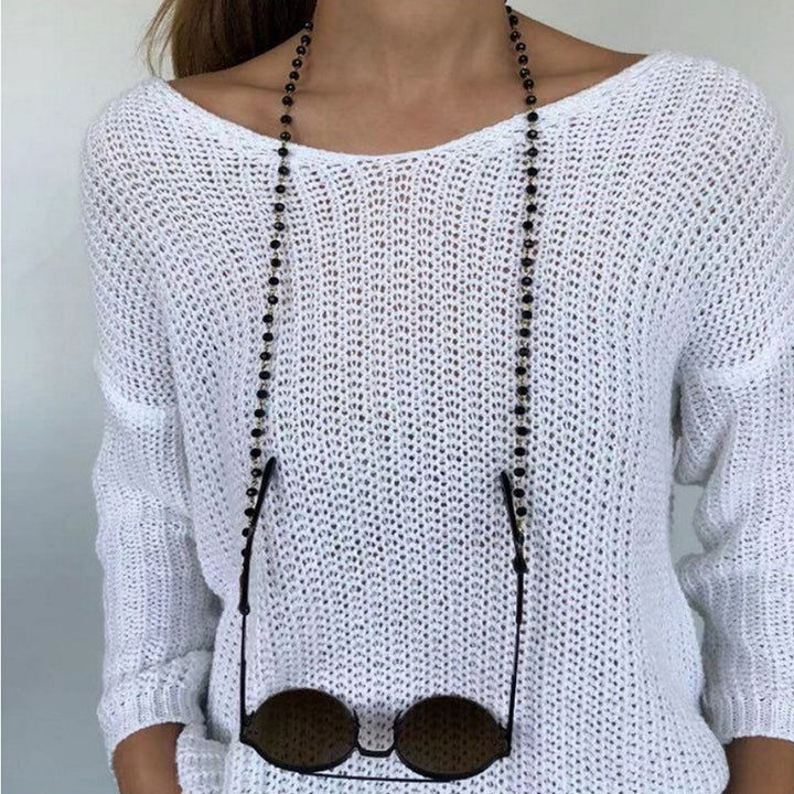 Brillenhalteschmuck Aus Kristallperlen Karnz