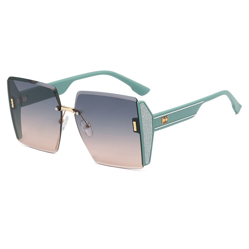 Damen Oversized Glamour Sonnenbrille Karnz