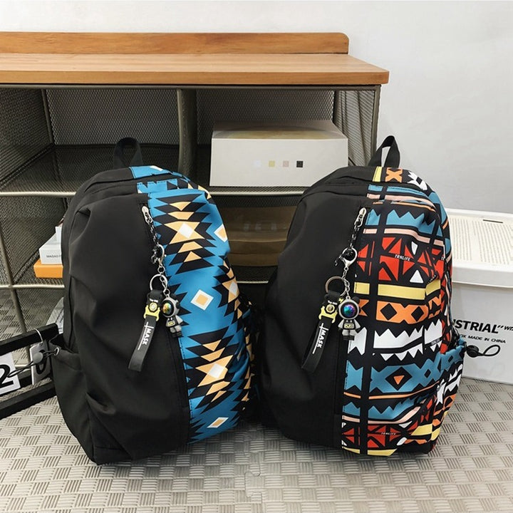 Grafikdruck-Rucksack Karnz