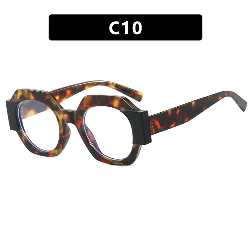 Damen trendige Sonnenbrille im hexagonalen Design Karnz