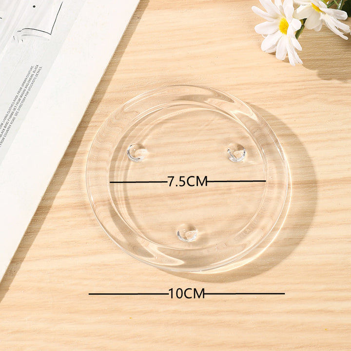 Glas Kerzenhalter Dreifache Höhe Kamin Tischdekoration