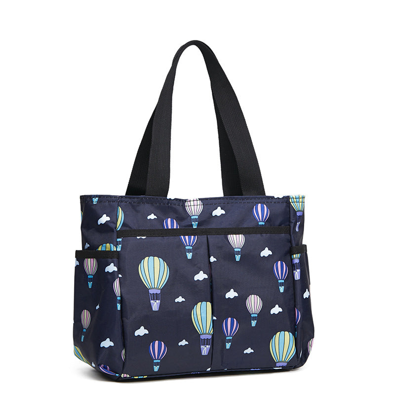 Stylische gestreifte Mehrfach-Tasche Karnz