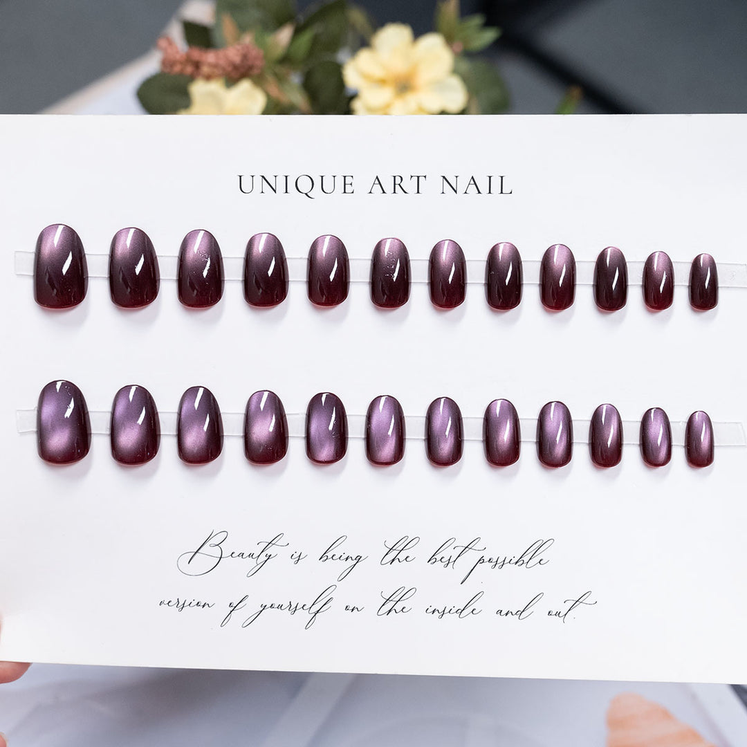 Wunderschönes langes Stiletto Press-On-Nagelset