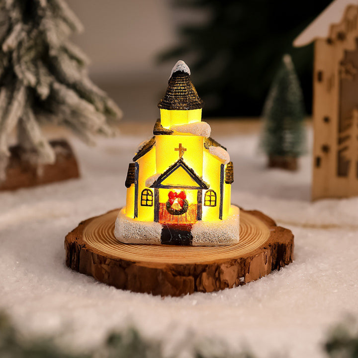Beleuchtete Weihnachtsbaum Deko Figur Karnz
