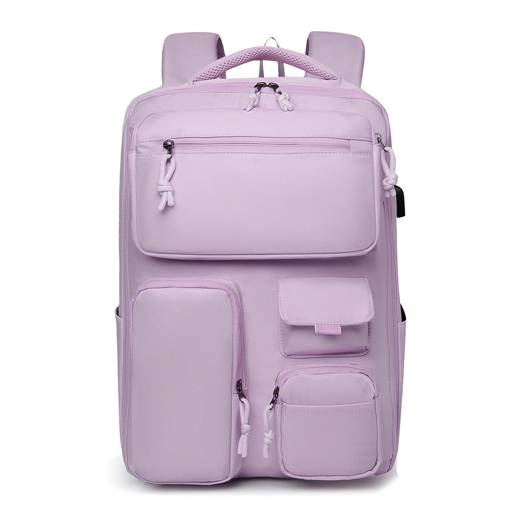 Multi-Pocket Vielseitiger Rucksack Karnz