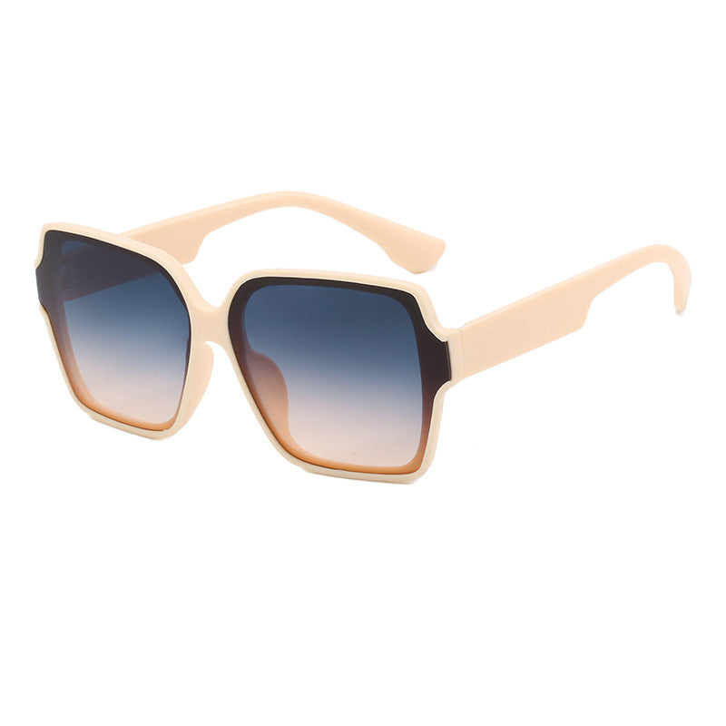 Damen quadratische Sonnenbrille mit einzigartigem, stilvollem Rahmen Karnz