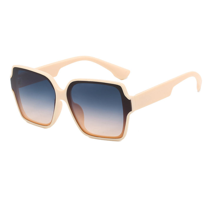 Damen quadratische Sonnenbrille mit einzigartigem, stilvollem Rahmen Karnz