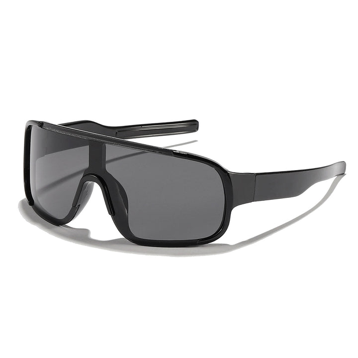 Damen Sportliche Shield-Sonnenbrille Karnz