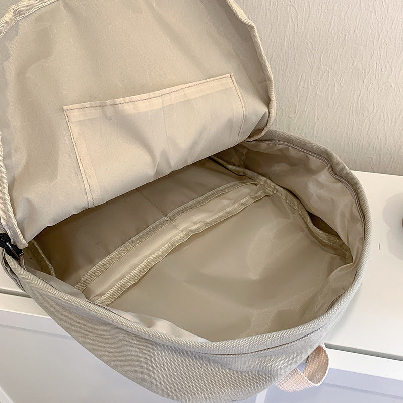 Weicher Canvas Alltags-Rucksack Karnz
