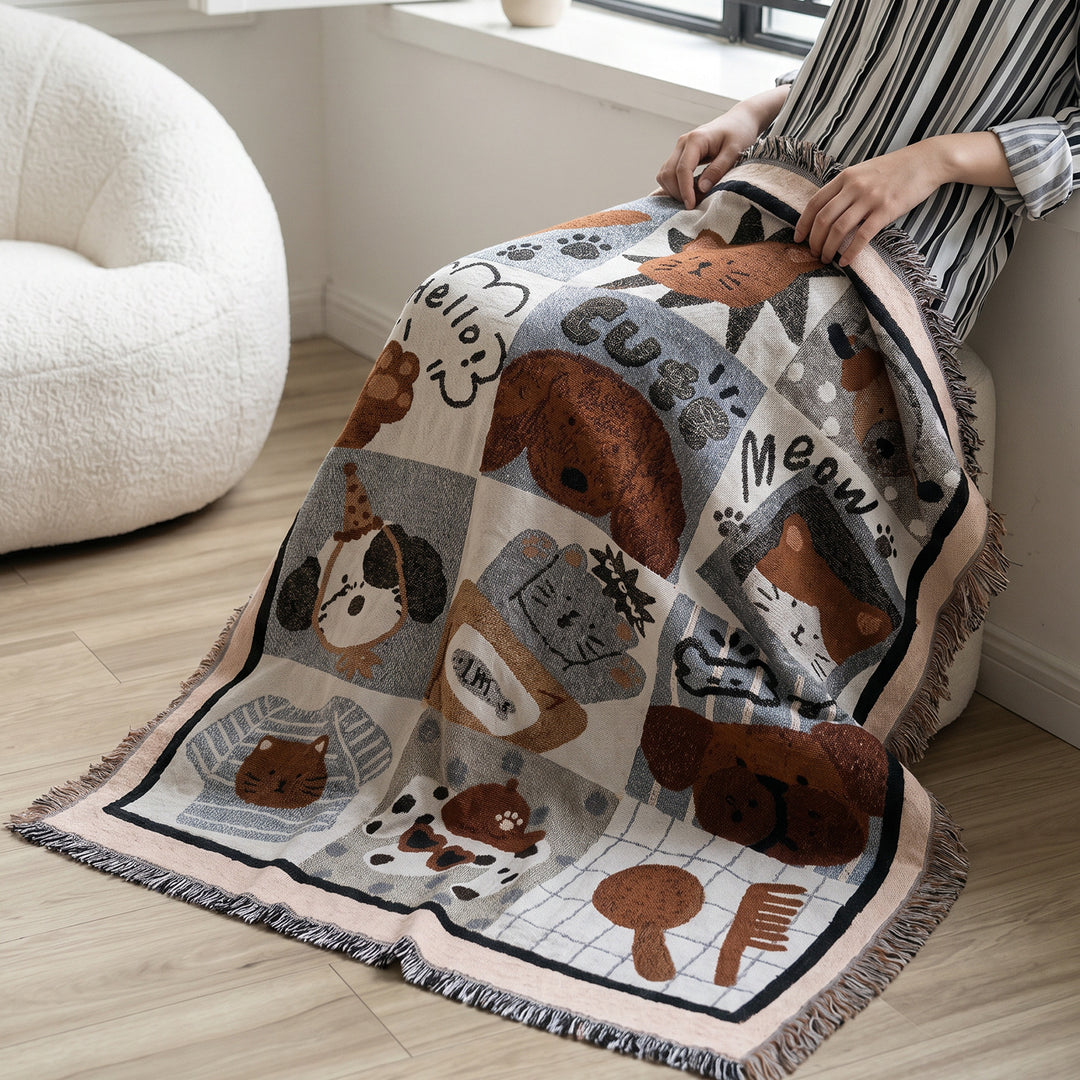 Tiermotiv Kuscheldecke