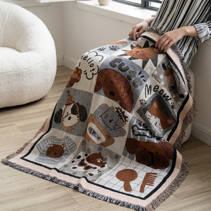 Tiermotiv Kuscheldecke