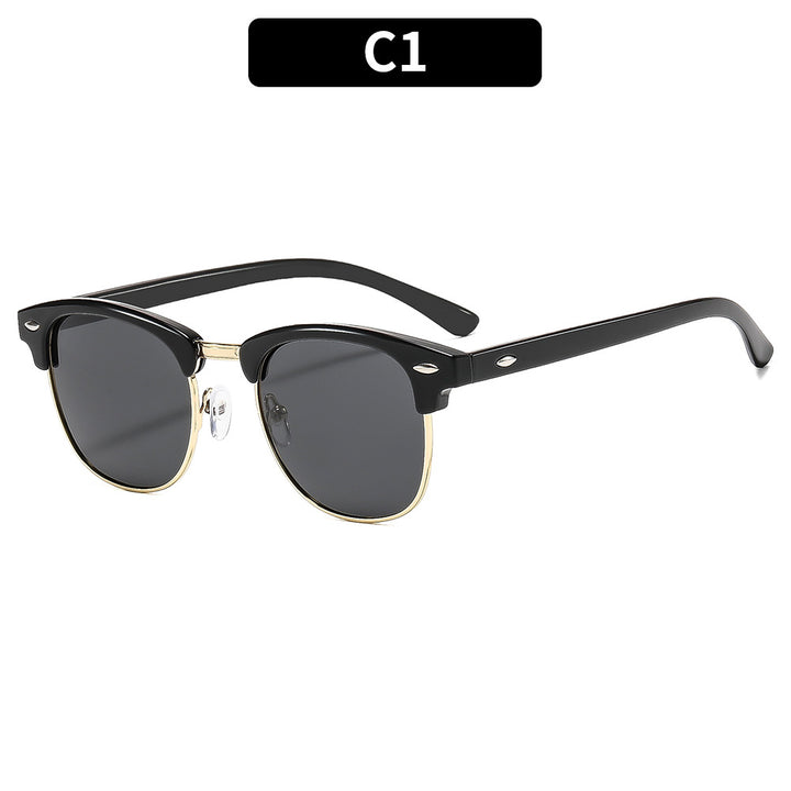 Retro-inspirierte stilvolle runde Sonnenbrille