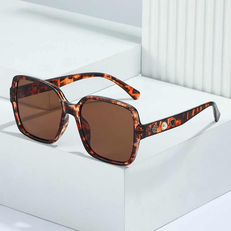 Elegante Übergroße Quadratische Fassung Brille Karnz