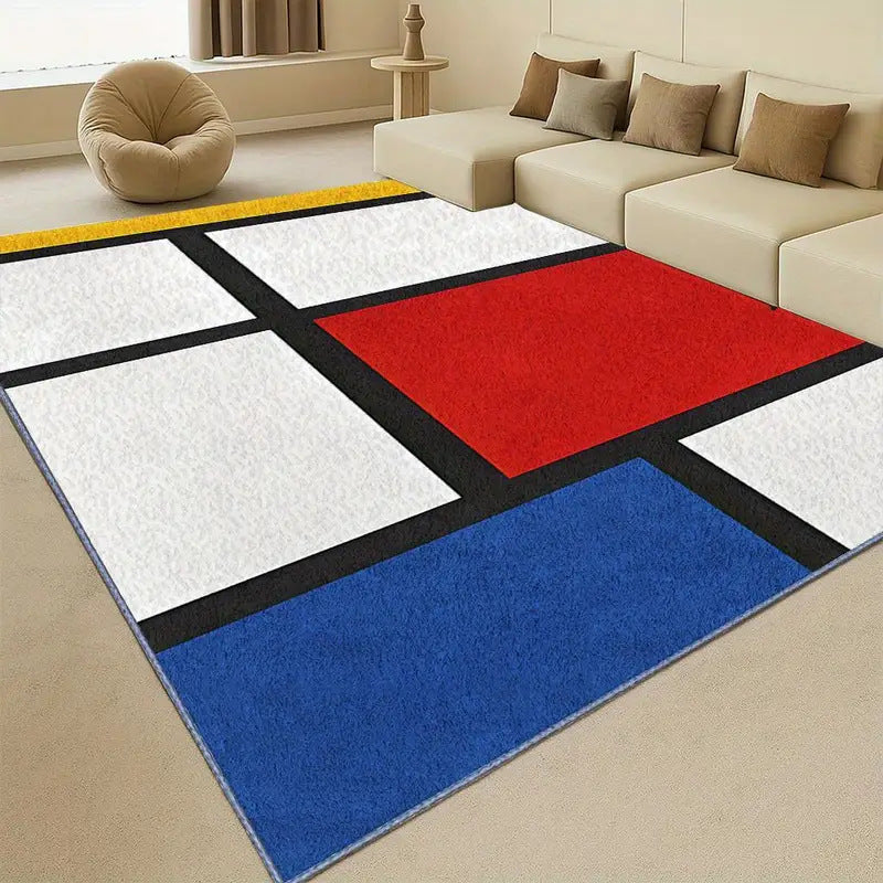 Zeitgenössischer geometrischer Teppich