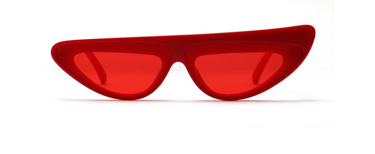 Damen Cat-Eye Sonnenbrille mit angesagtem asymmetrischen Design Karnz