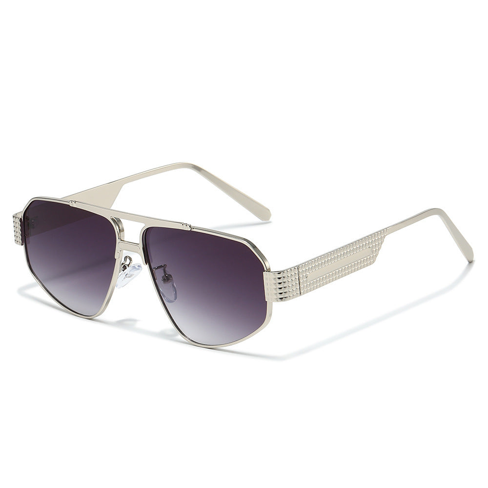 Modische geometrische Pilotenbrille Karnz