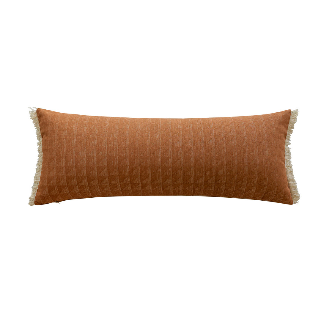 Elegantes dekoratives Kissen mit Quasten