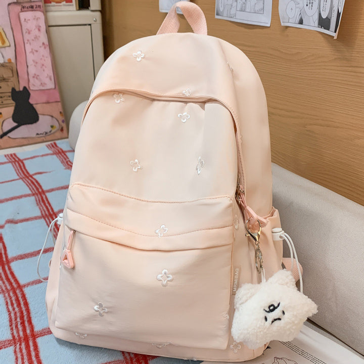 Bestickter Mehrfachfach-Rucksack