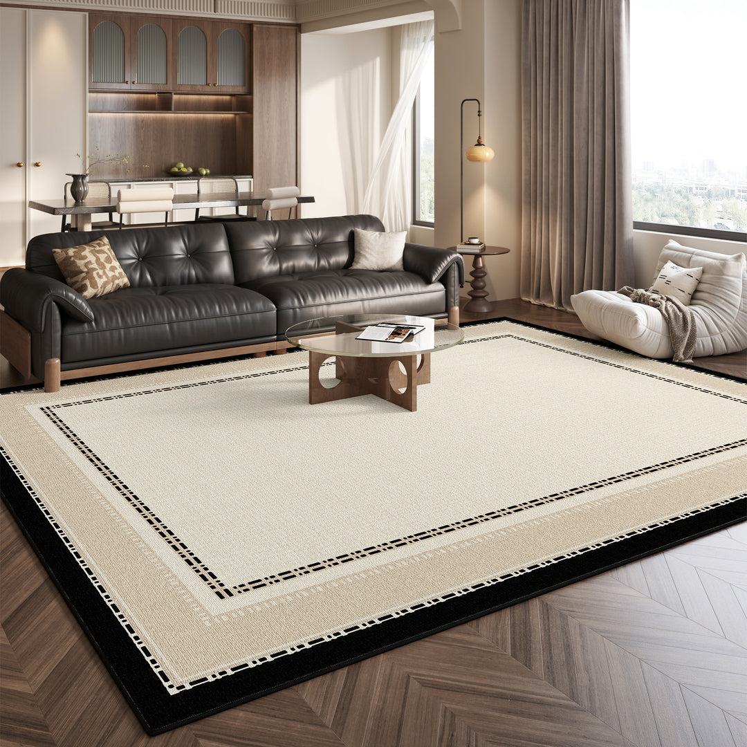 Eleganter Texturierter Bereichsteppich Karnz