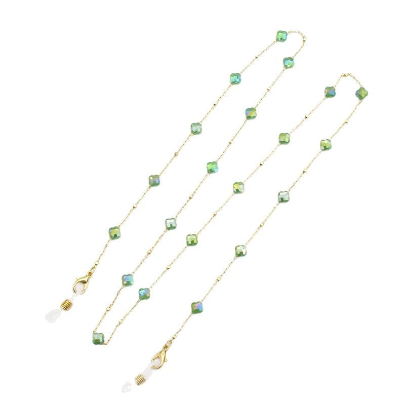 Elegante, kristallgestaltete Brillenband Karnz