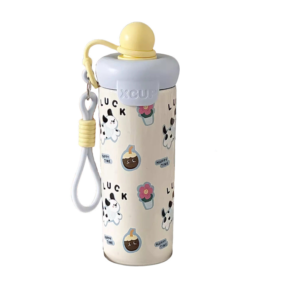 Damen Wasserflasche mit kreativem Design und praktischen Tragegriff Karnz